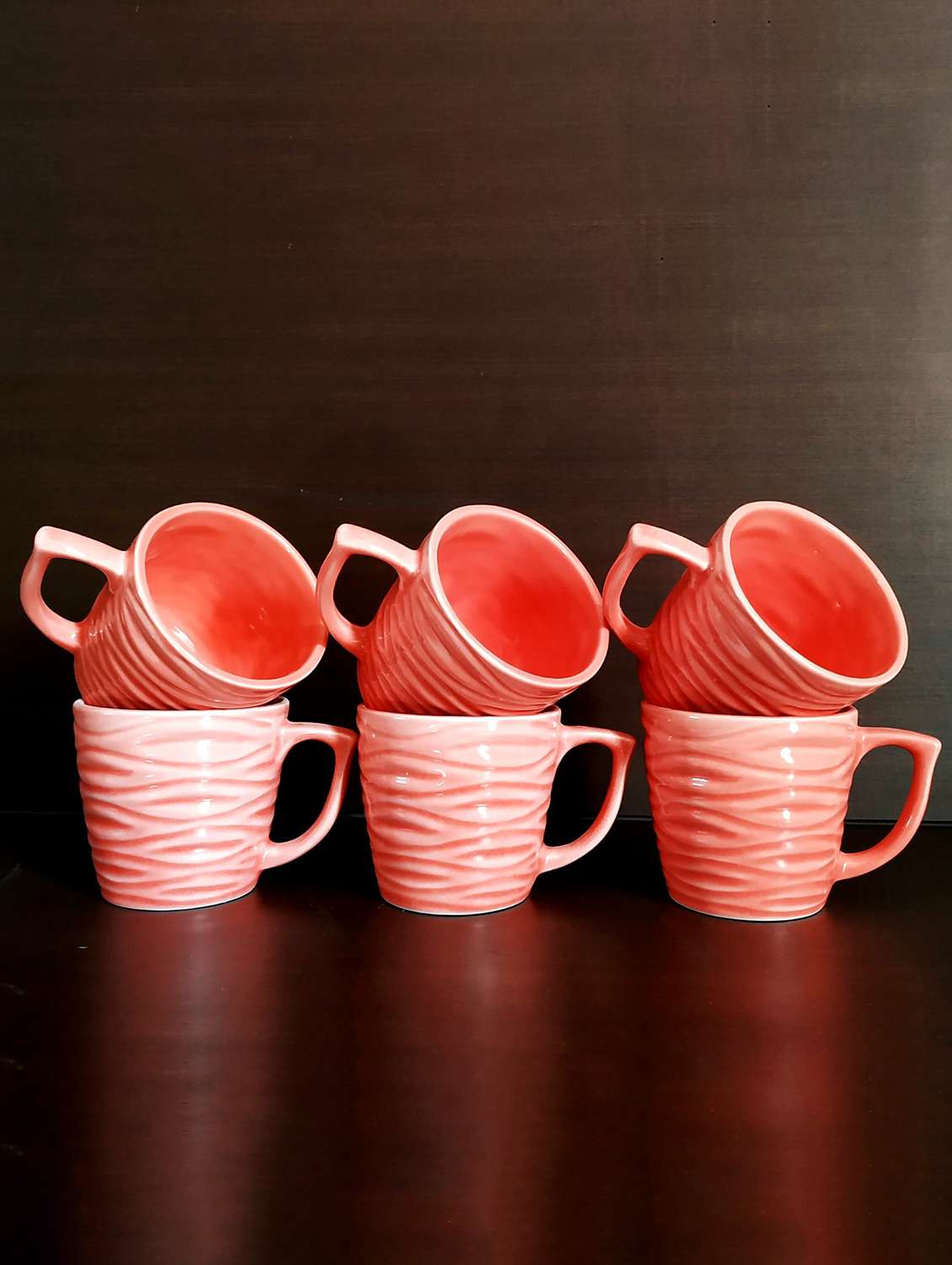 Moody Panda Premium Set Of 6 Cups | Cup Set | Set Of 6 Cups | Ceramic