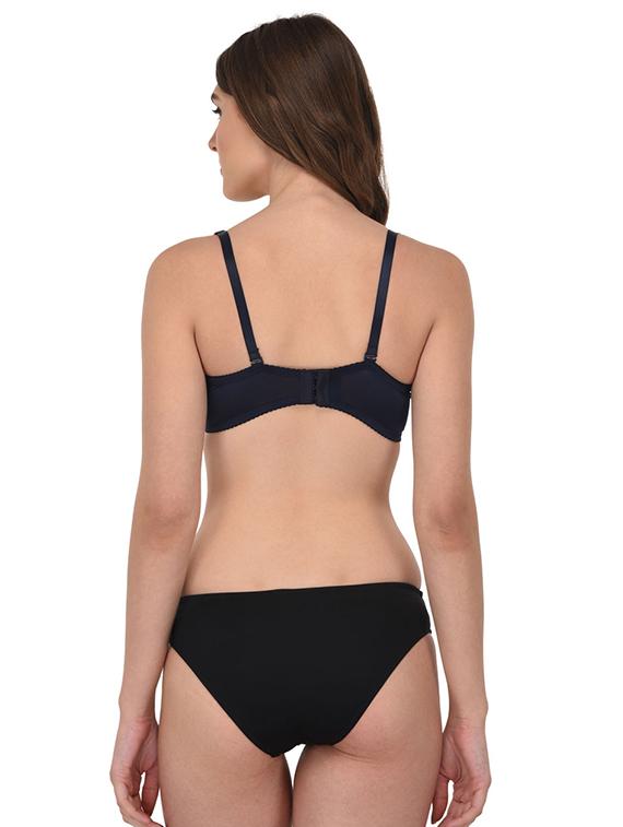 navy blue bra and panty set - 18703988 - Standard Image - 2