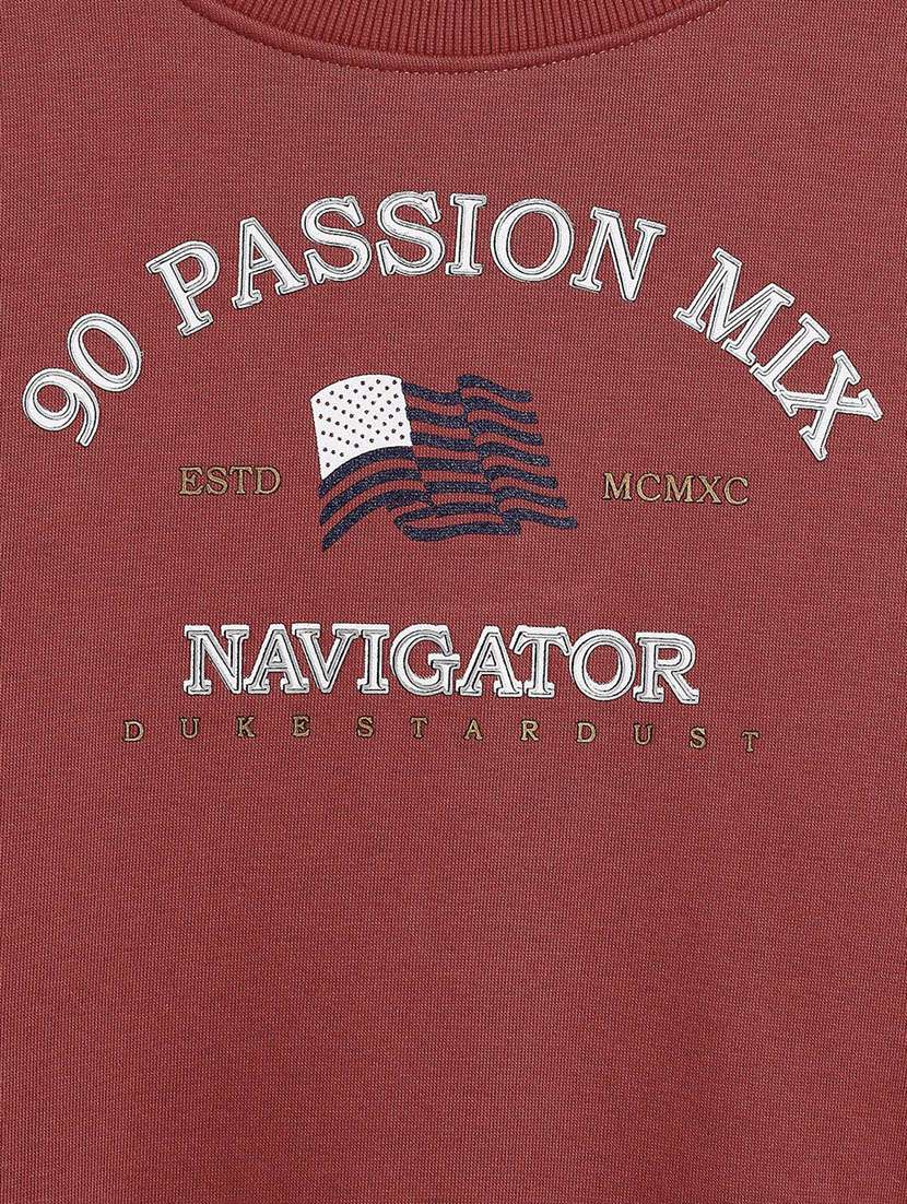 boys round neck printed sweatshirt  - 18709580 -  Standard Image - 2