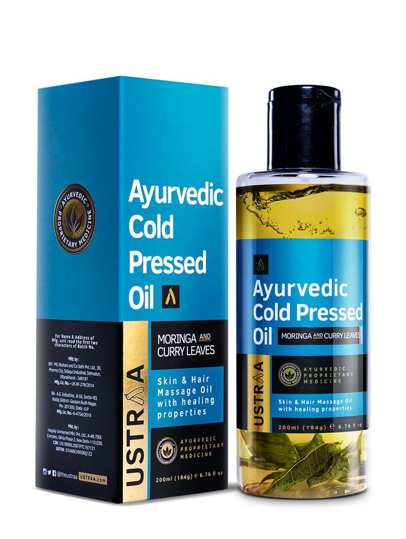 ustraa ayurvedic cold pressed oil - 200ml - set of 2 - 18718163 - Standard Image - 2