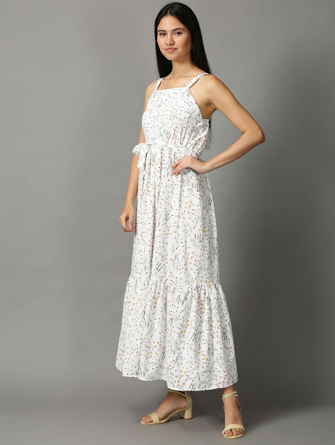 women's tiered dress floral dress - 18718499 -  Standard Image - 2