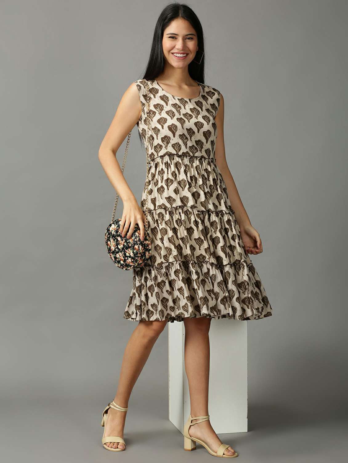 women's tiered dress batik dress - 18718503 -  Standard Image - 2