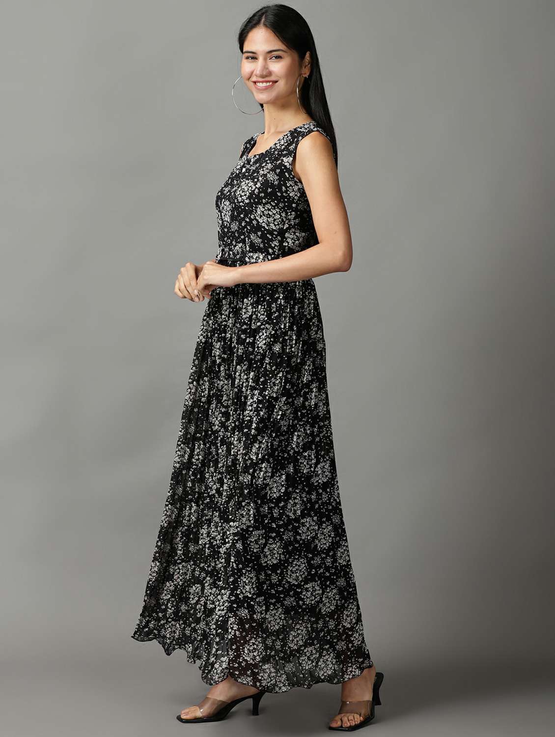 Women's Fit & Flare Floral Dress - 18718510 -  Standard Image - 2
