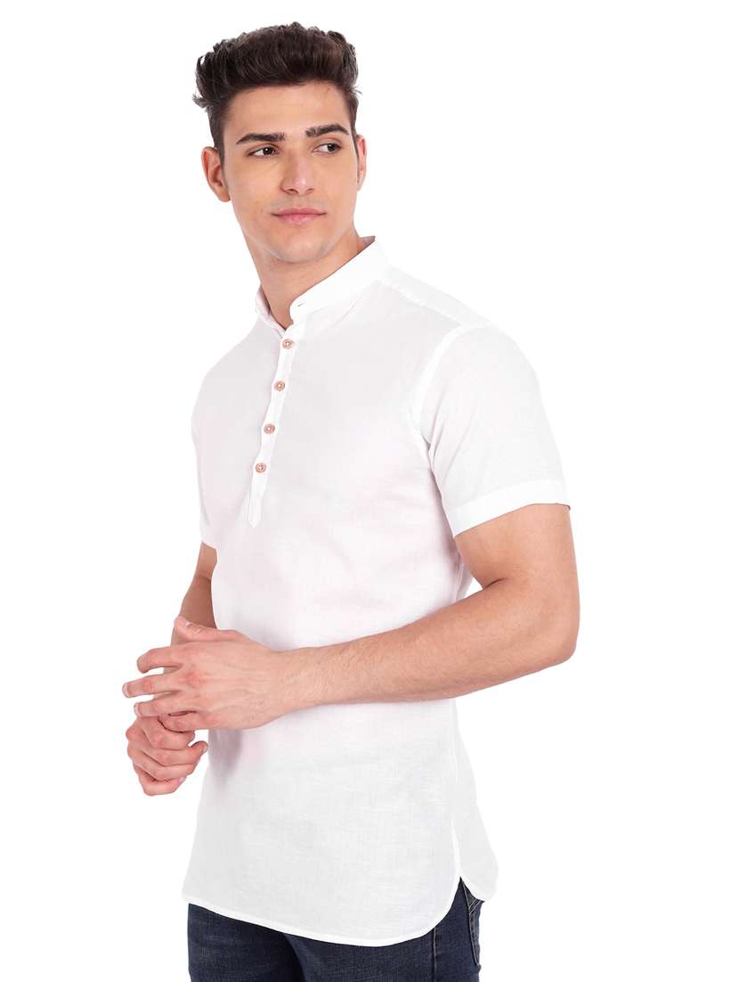pack of 2 solid short kurta - 18719223 -  Standard Image - 7