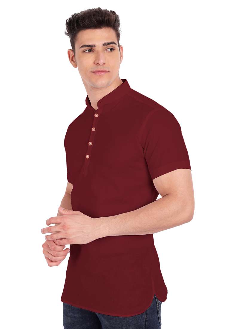 pack of 2 solid short kurta - 18719226 -  Standard Image - 2