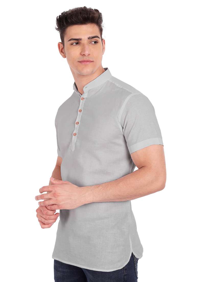 pack of 2 solid short kurta - 18719227 -  Standard Image - 2