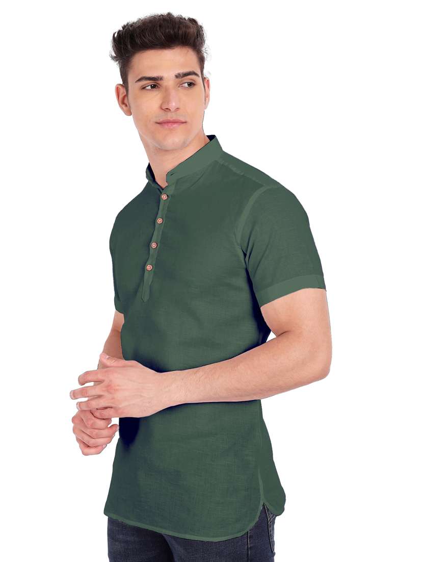 pack of 2 solid short kurta - 18719228 -  Standard Image - 2