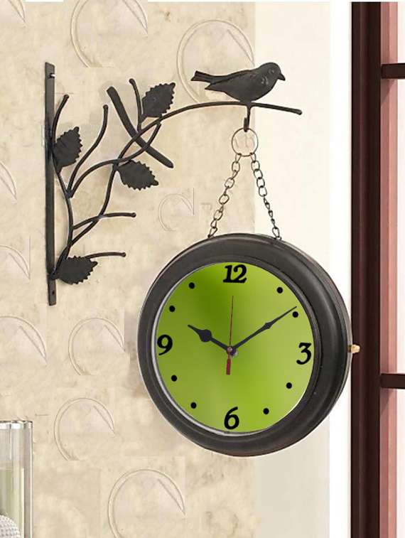 round shape digital display wall clock