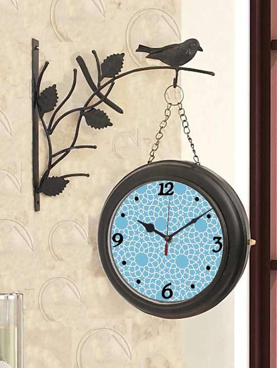 round shape digital display wall clock