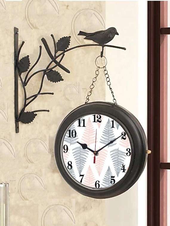 round shape digital display wall clock