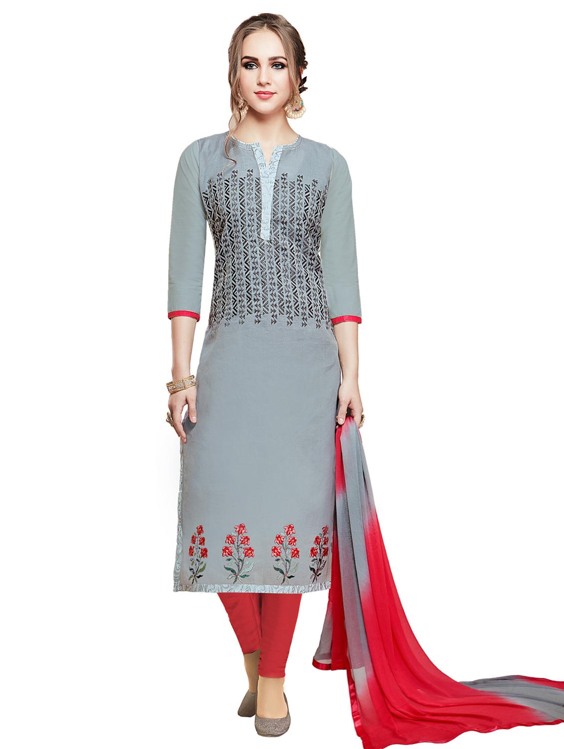 churidaar unstitched suit - 18721168 - Zoom Image - 0