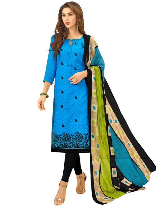 unstitched salwar suit - 18721227 - Standard Image - 0