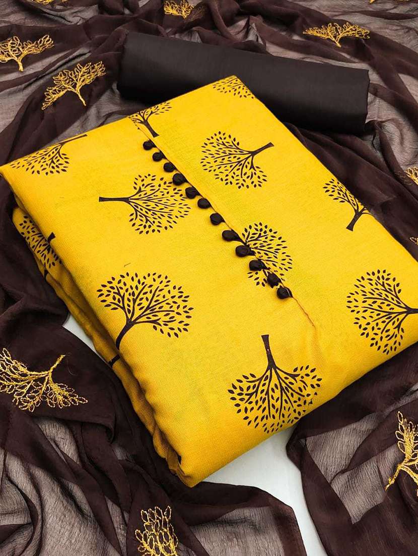 printed unstitched suit set - 18721366 -  Standard Image - 2