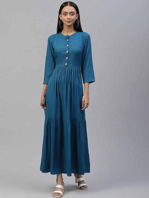 women's peplum solid dress - 18734498 - Standard Image - 0