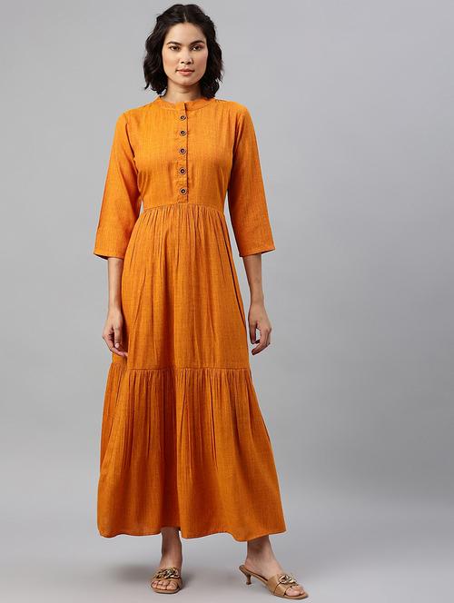 women's tiered dress solid dress - 18734499 - Standard Image - 0