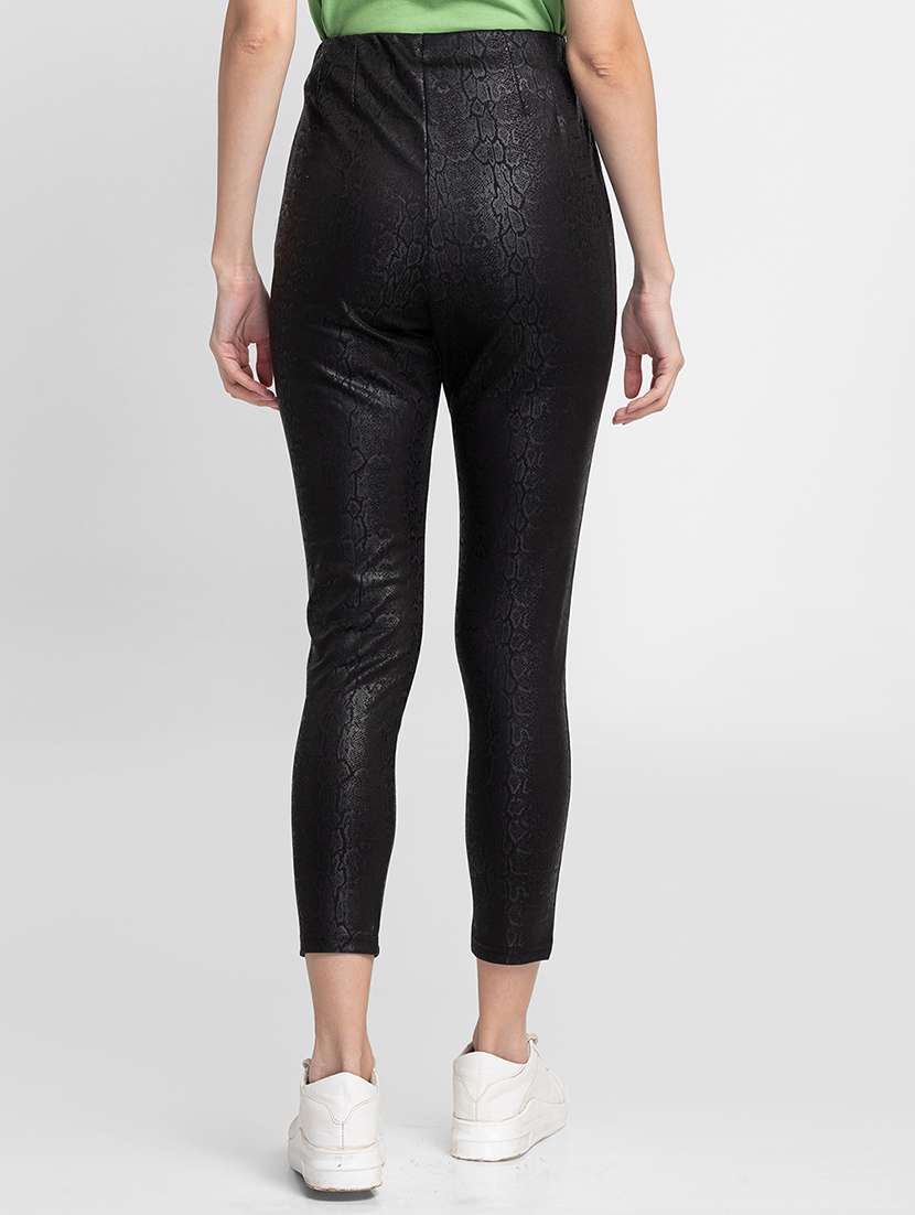 women animal print cigarette trouser - 18734521 -  Standard Image - 2