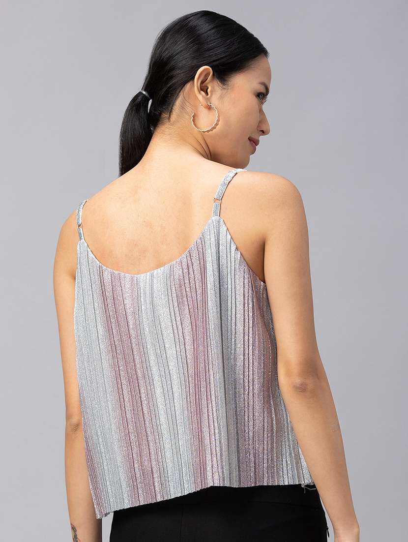 women's crop shoulder strap top - 18734553 -  Standard Image - 2