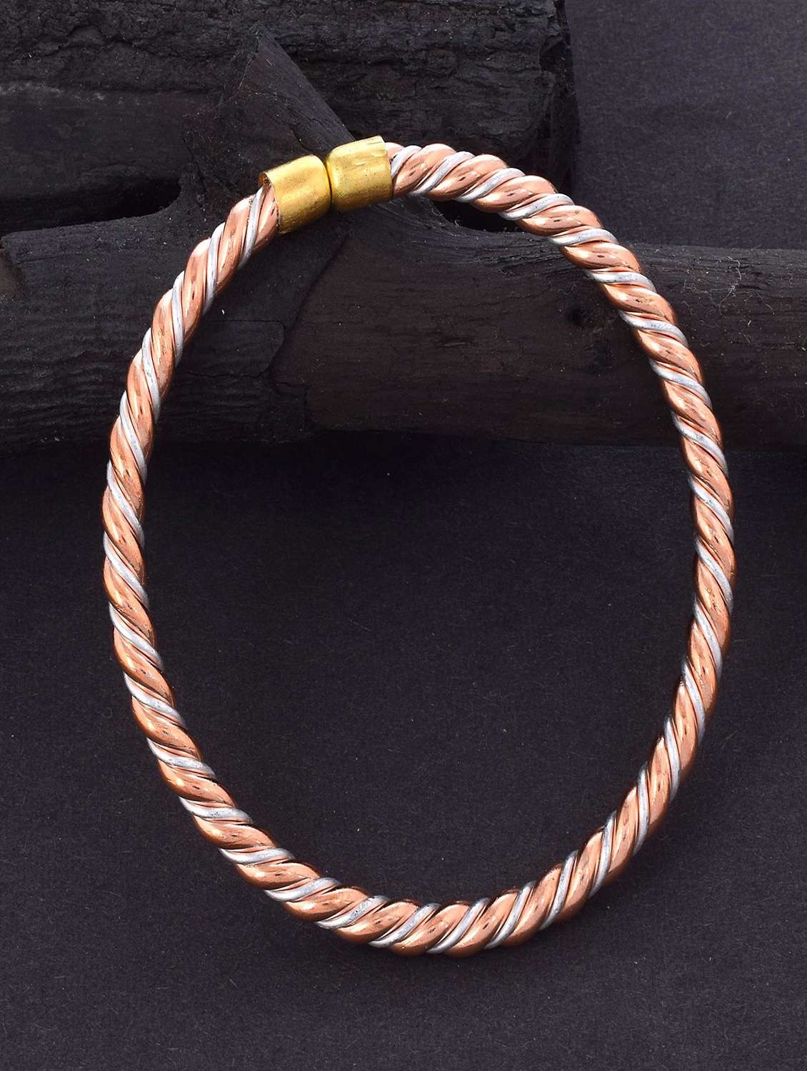 multi colored metal bangle