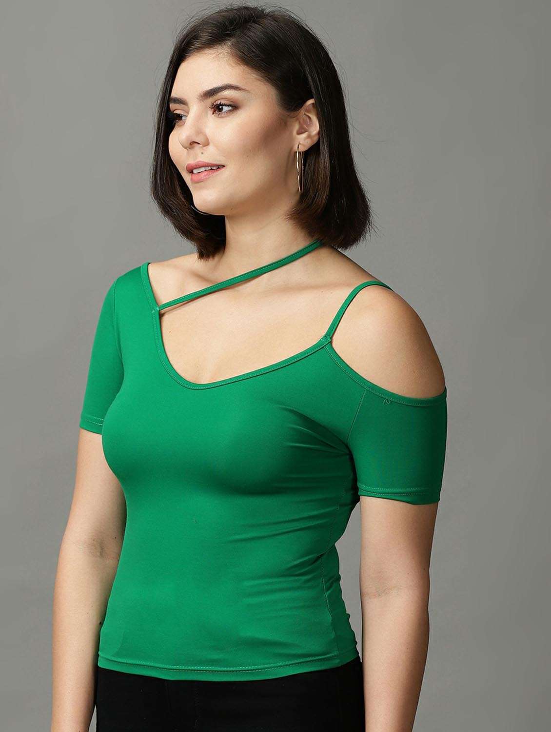 green polyester regular top - 18734947 -  Standard Image - 2