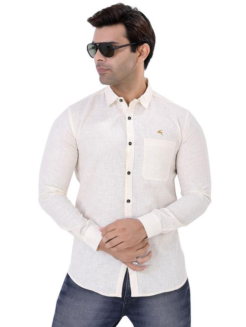 mens self design casual shirt - 18735802 - Standard Image - 0