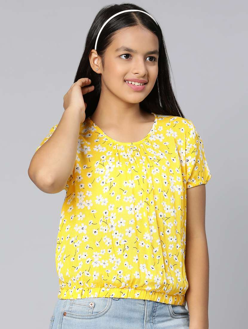 girls round neck top - 18736201 -  Standard Image - 2
