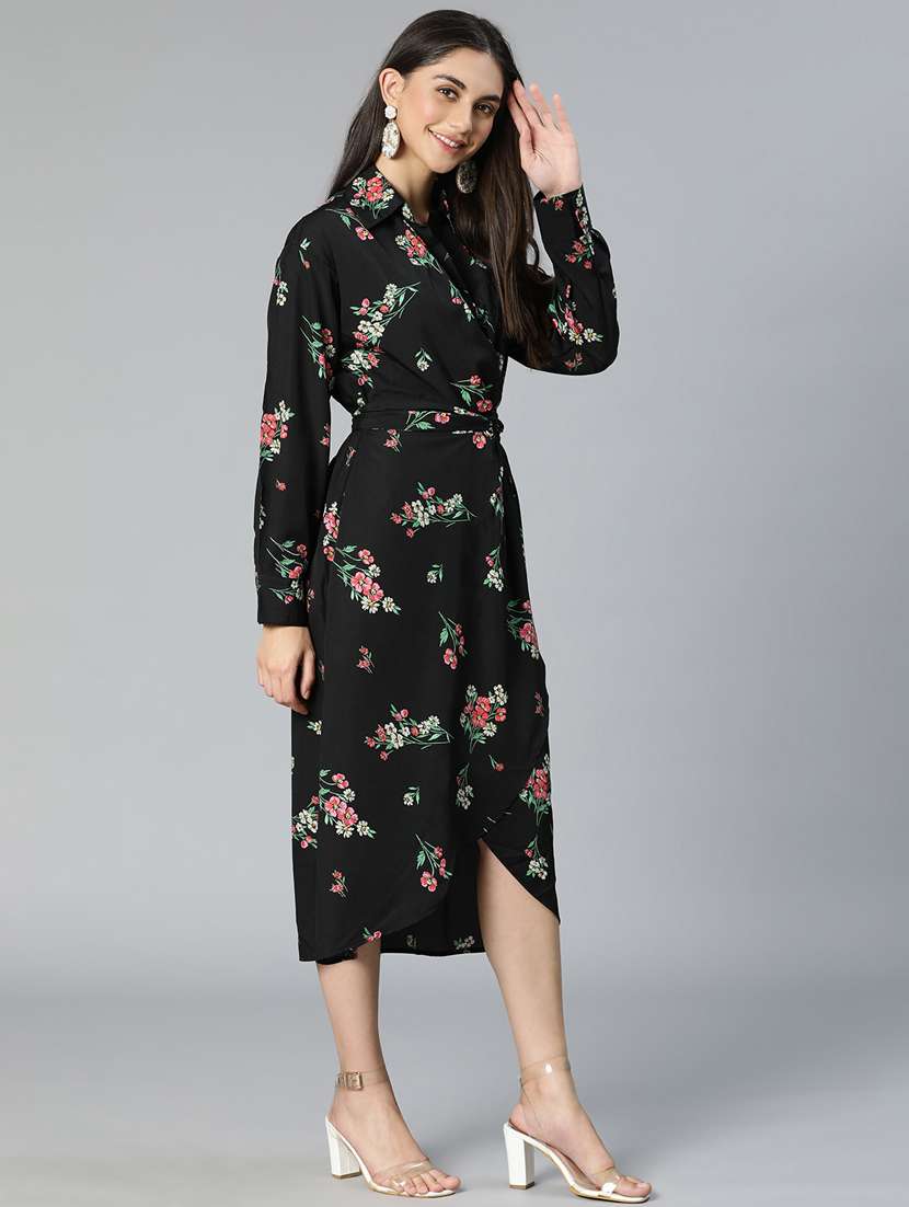 women's wrap floral dress - 18736220 -  Standard Image - 2