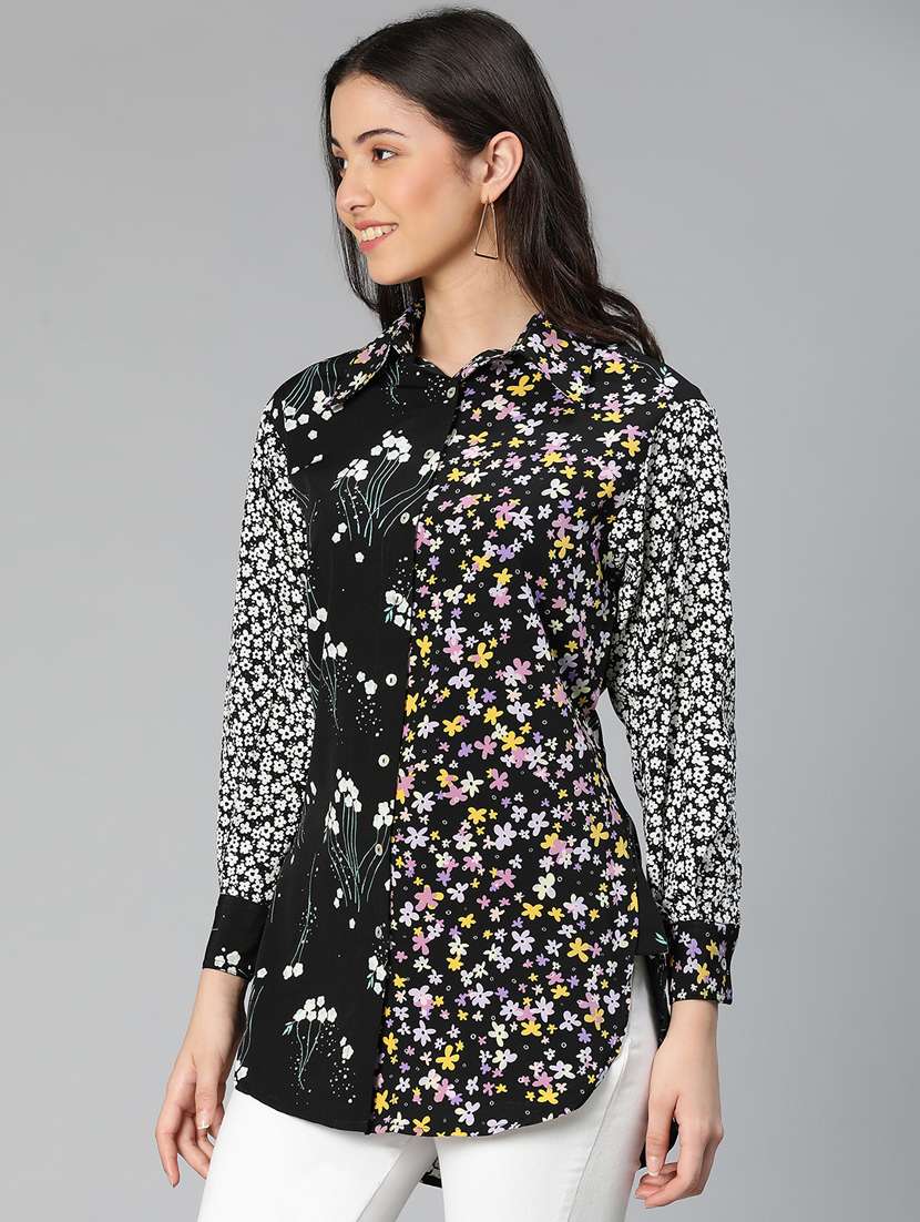 multi colored printed regular shirt - 18736406 -  Standard Image - 2