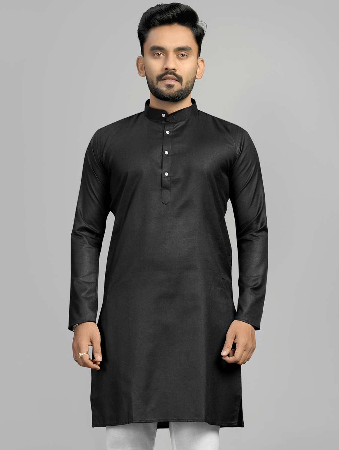 solid straight long kurta