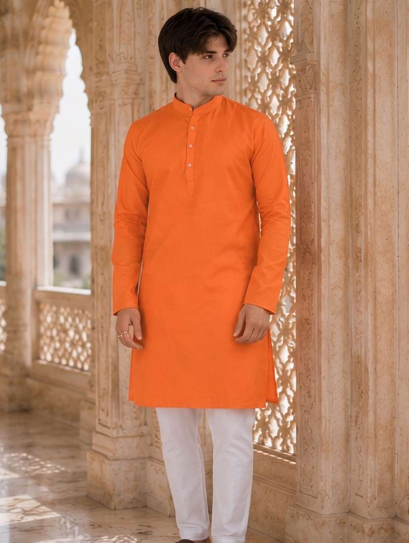 solid straight long kurta