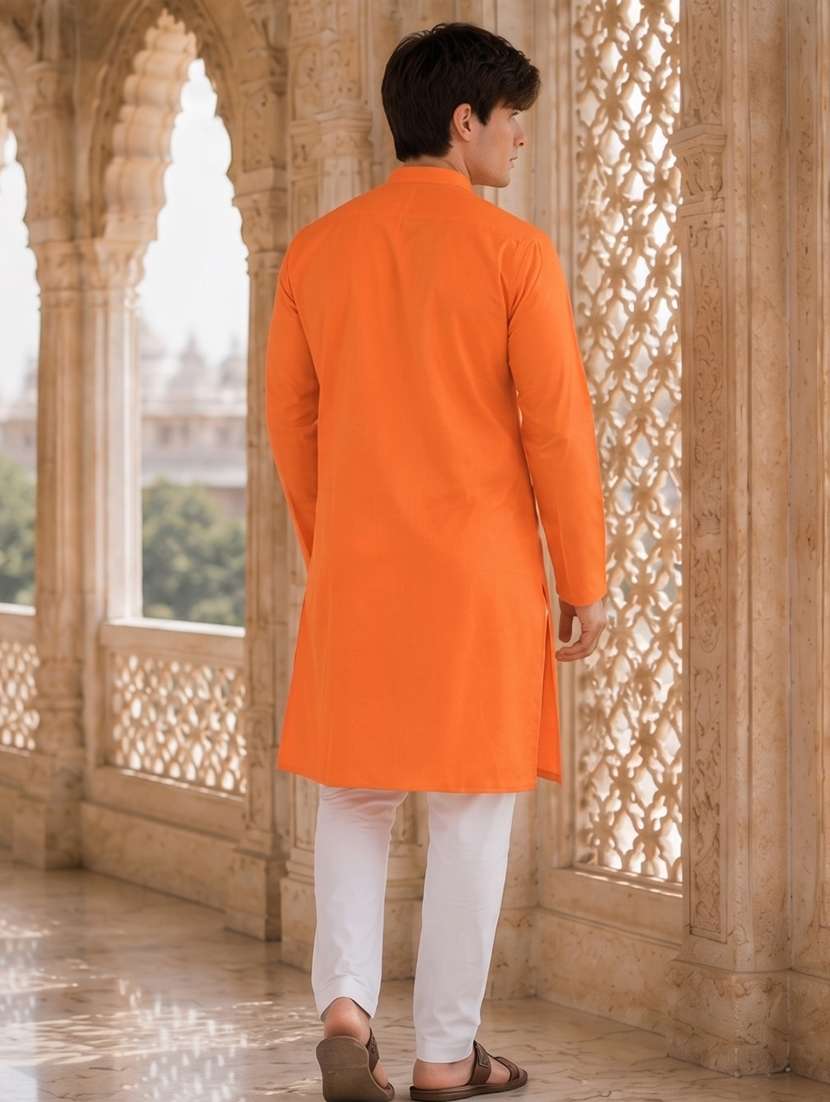 Solid Straight Long Kurta - 18736570 -  Standard Image - 2