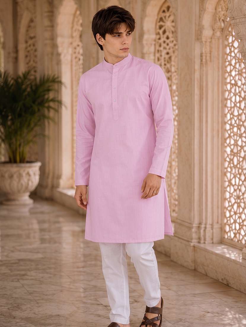 Solid Straight Long Kurta - 18736572 -  Standard Image - 2
