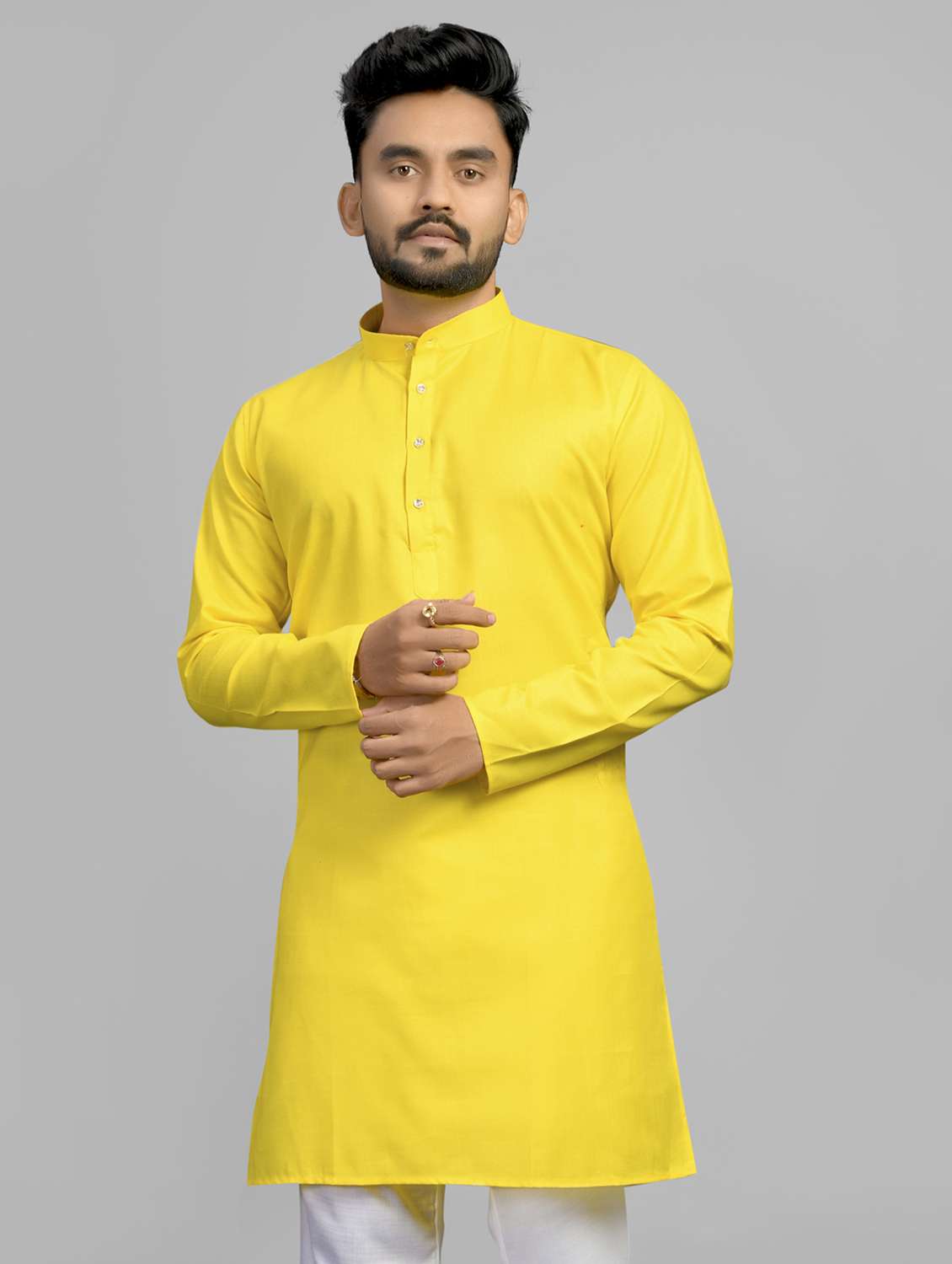 solid straight long kurta