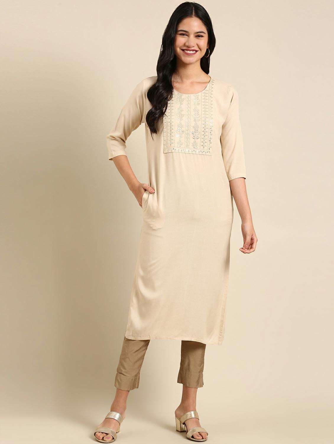 women's straight kurta