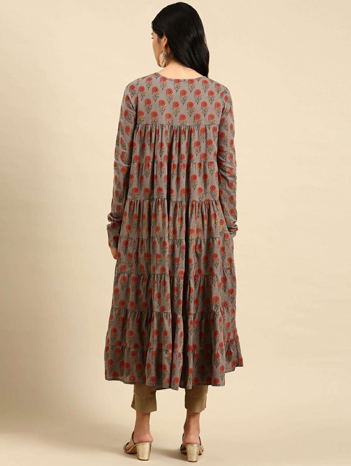 women's tiered kurta - 18736700 -  Standard Image - 2