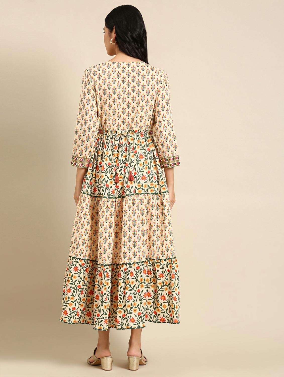 women's tiered kurta - 18736704 -  Standard Image - 2