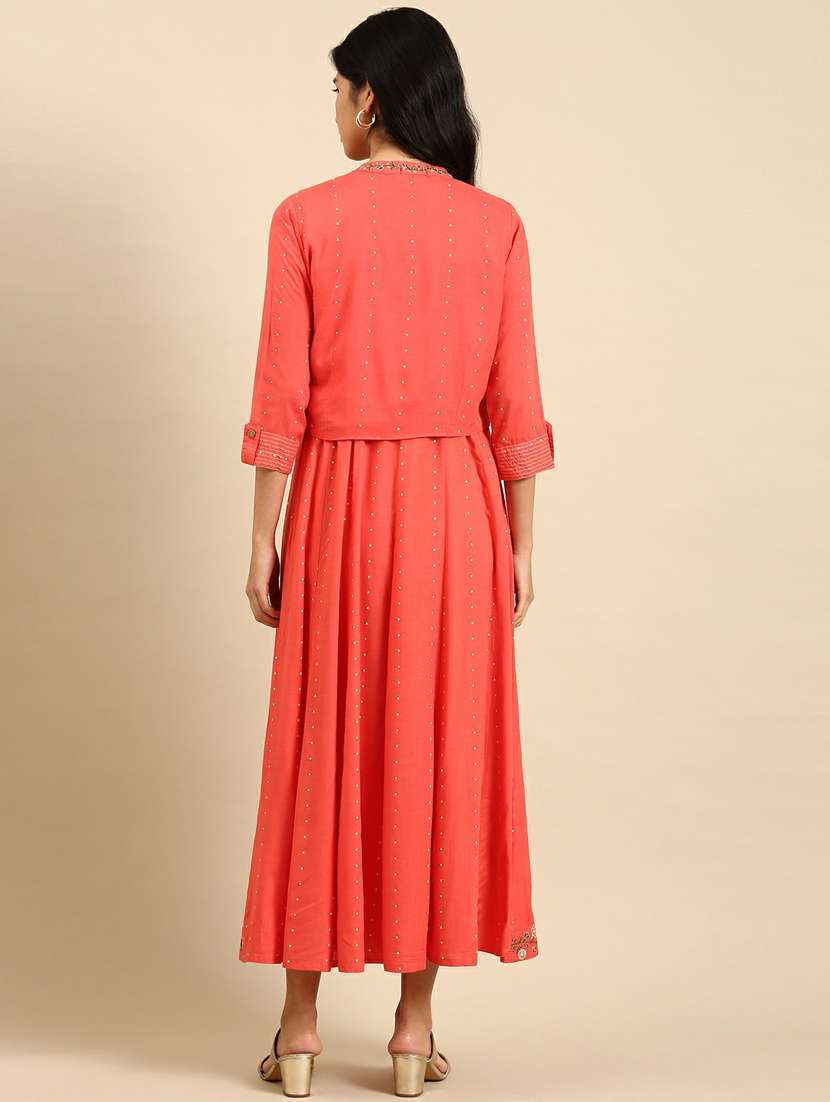 women's kurta with jacket kurta - 18736724 -  Standard Image - 2