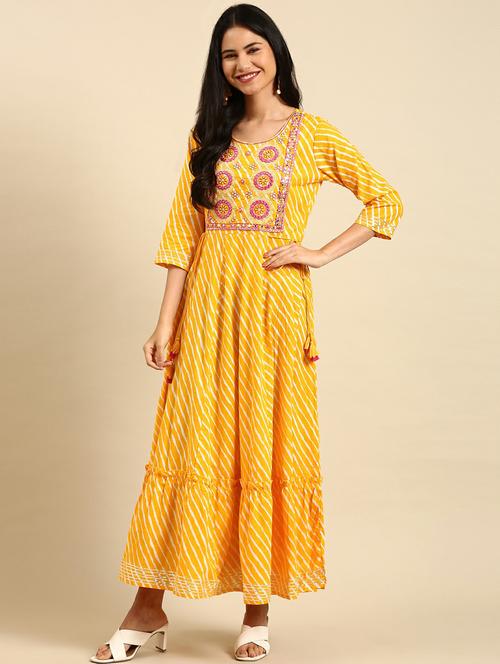 women's flared kurta - 18736726 -  Standard Image - 0