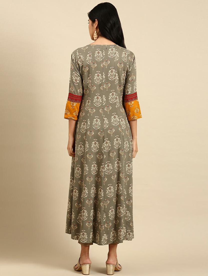 women's flared kurta - 18736732 - Standard Image - 2