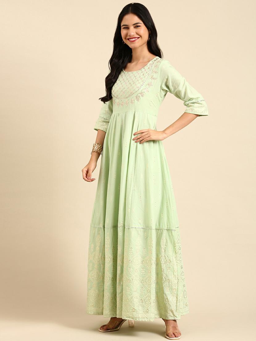 women's tiered kurta - 18736747 -  Zoom Image - 0