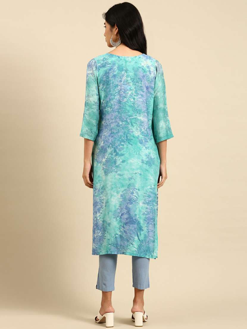 women's straight kurta - 18736753 -  Standard Image - 2