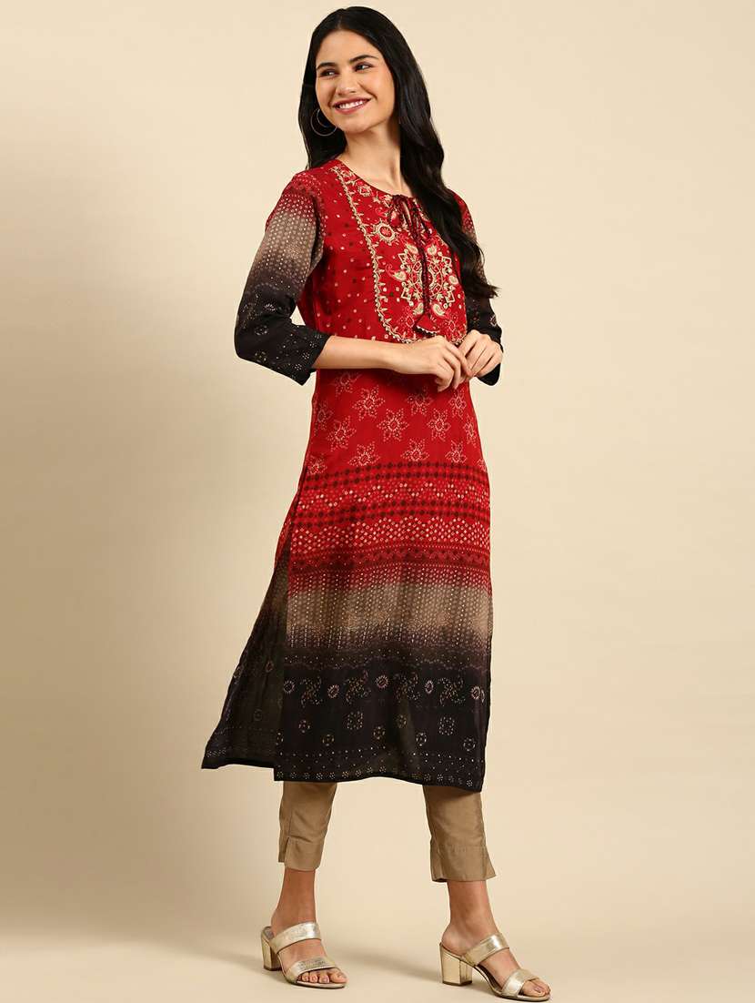 women's straight kurta