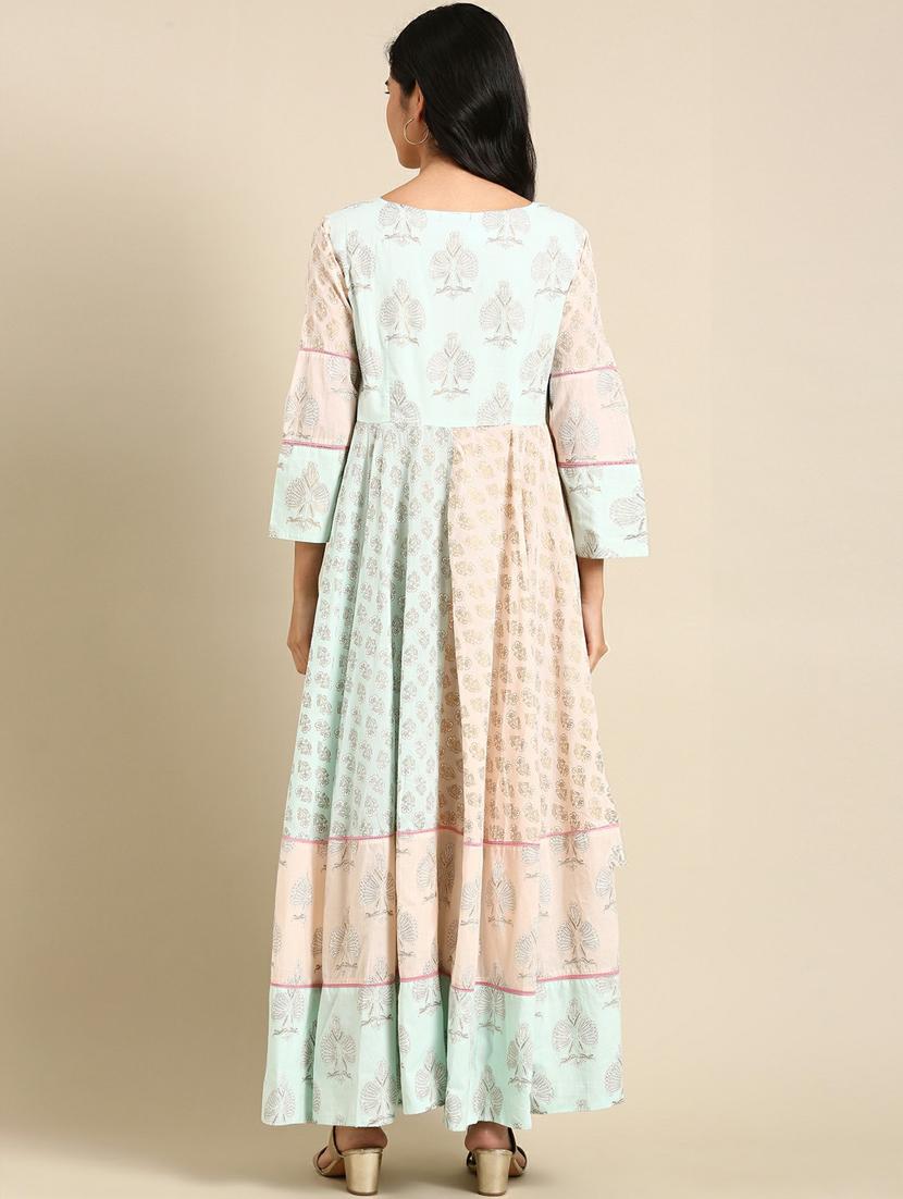 women's flared kurta - 18736763 - Standard Image - 2