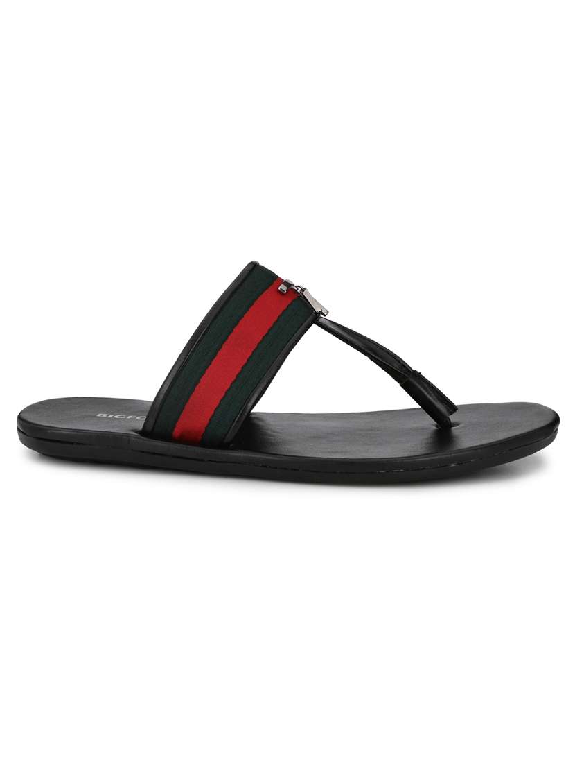 Black Synthetic & Mesh Slip On Sandals - 18736797 -  Standard Image - 2