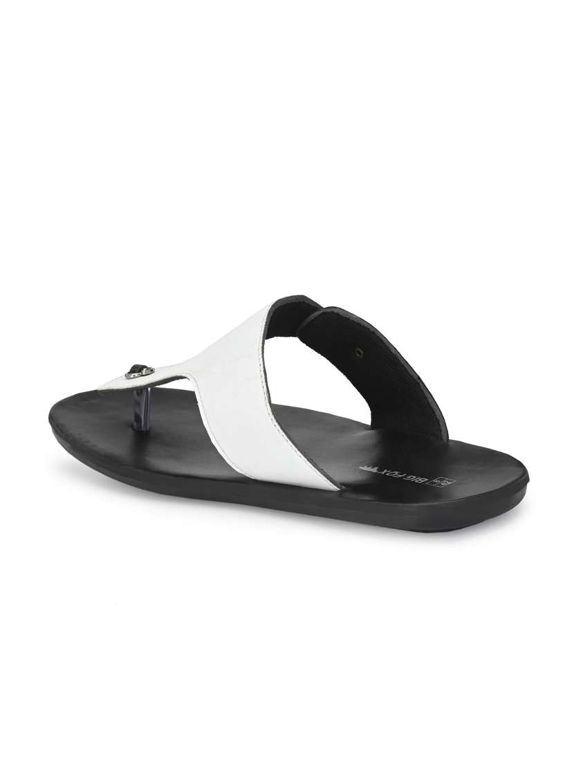 white synthetic & mesh slip on slippers - 18736800 -  Standard Image - 2