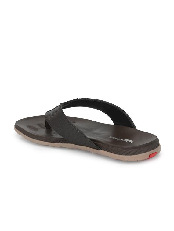 brown synthetic & mesh slip on slippers - 18736809 - Standard Image - 2