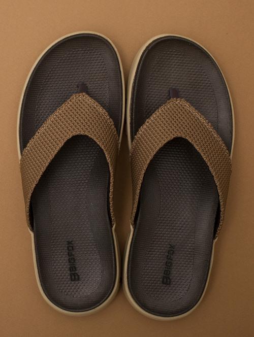 brown mesh slip on slippers - 18736820 -  Standard Image - 0