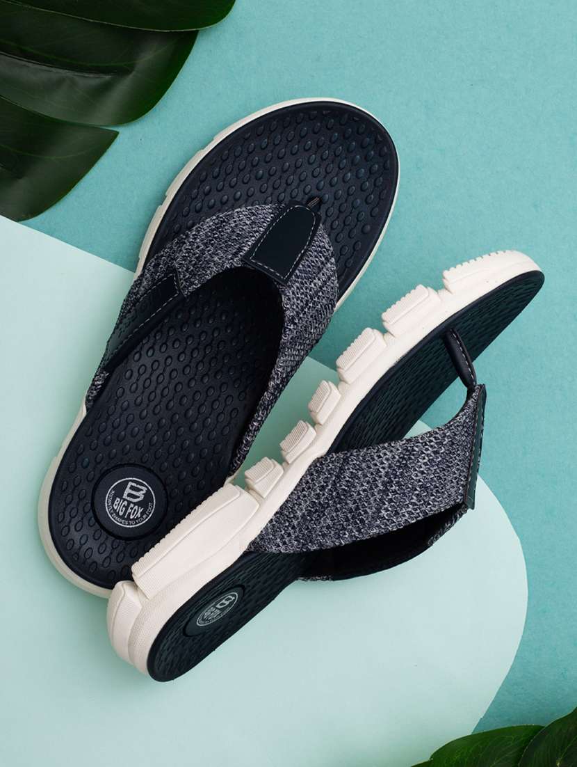 blue toe separator slipper