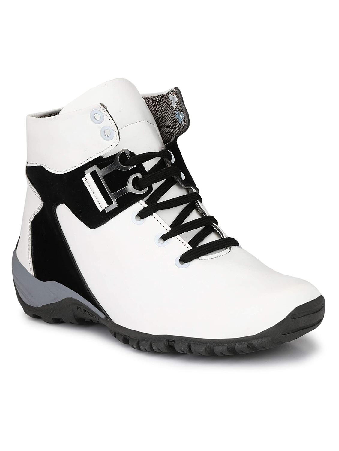 men white lace up boots - 18736894 -  Zoom Image - 0