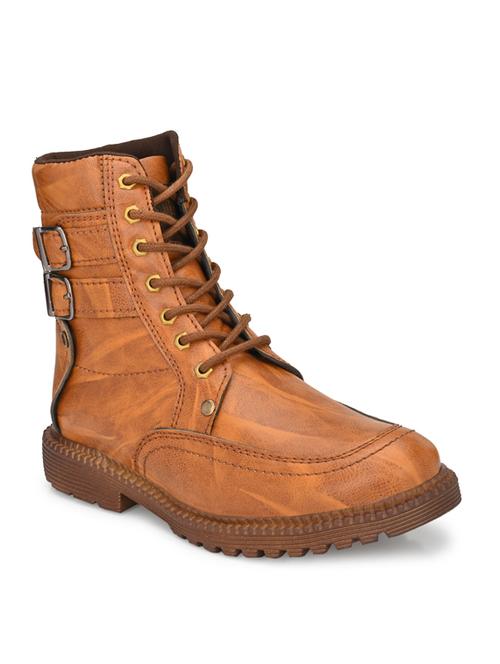 men lace up high ankle boots - 18736900 -  Standard Image - 0
