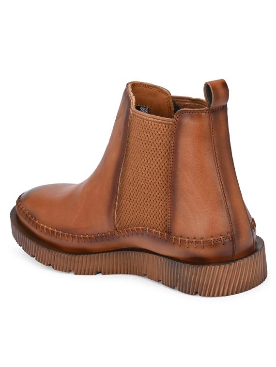 tan synthetic lace up shoes - 18736919 - Standard Image - 2